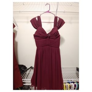 Maroon Dress